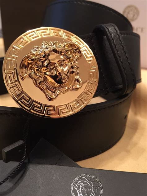 correa versace original precio|Versace men's belts on clearance.